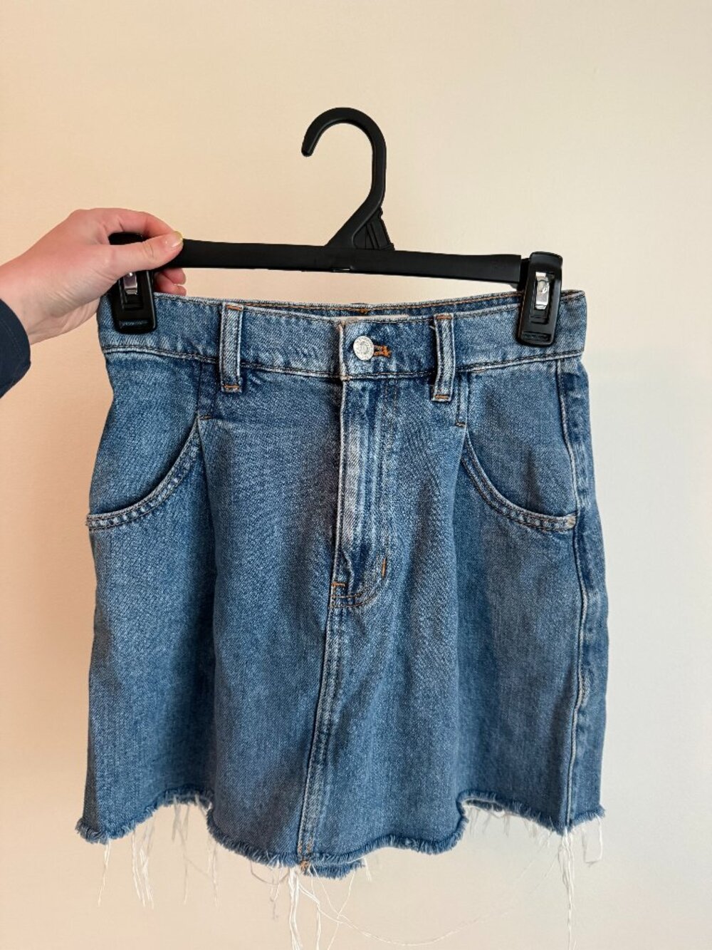 Free People Jean Skirt Waist 24